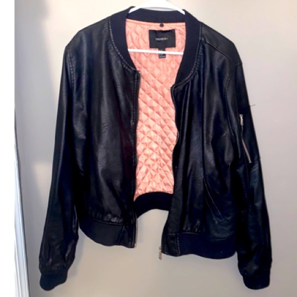 FOREVER 21 pleather jacket